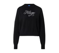 HUGO Pull-over 'Slogix' beige clair / noir, Taille XS