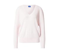 HUGO Pull en maille semi-transparente à col V - Style Slumye_B, 50564299 Rose clair L