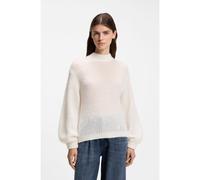HUGO Pull Oversize en maille épaisse brossée - Style Siforo, 50569408 Naturel M