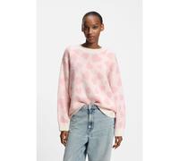 HUGO Pull Oversized Fit à motif jacquard cœur - Style Sallyna_B, 50555441 Rose à motif XS