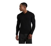 Hugo - Pull Polo élégant en viscose-polyester - Homme - Tops - Noir - Taille: S