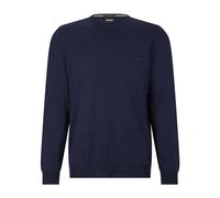Hugo - Pull Ras du Cou en Laine Bleue - Homme - Pulls - Bleu - Taille: 3XL