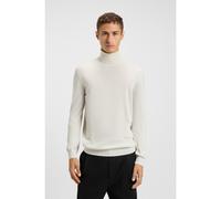 HUGO Pull Regular à col roulé en laine vierge - Style San Thomas-M, 50474174 Blanc XL