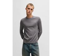 HUGO Pull Regular en maille à col rond - Style San Cody-CV, 50532074 Gris sombre M