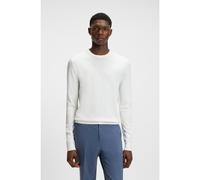HUGO Pull Regular en maille à col rond - Style San Cody-CV, 50532074 Naturel XL