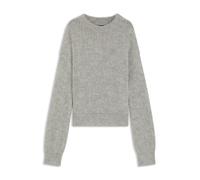 HUGO Pull Relaxed en maille avec badge Happy HUGO - Style Slogerynna_B, 50548138 Gris chiné XL