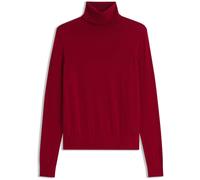 HUGO Pull à col roulé en laine mélangée et cachemire - Style Sedennina, 50569403 Rouge sombre S