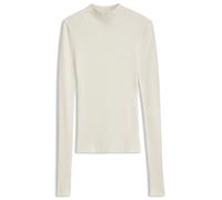 HUGO Pull Slim côtelé à col cheminée - Style Sarmia_B, 50571673 Naturel XS