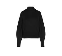 HUGO Pull Relaxed en maille avec col montant - Style Sorellenio, 50569389 Noir S
