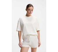 HUGO Pyjama en coton stretch avec inserts en mesh avec logo - Style MESH LOGO SHORT-SET, 50561609 Naturel M