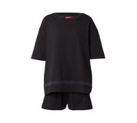 HUGO Pyjama en coton stretch avec inserts en mesh avec logo - Style MESH LOGO SHORT-SET, 50561609 Noir M