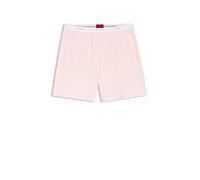 HUGO Short de pyjama HUGO ID SHORTS – jersey coton stretch, taille logotée – Rose clair M