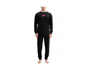 Hugo - Pyjamas Logo Rouge - Homme - Vêtements de nuit et de détente - Noir - Taille: XL