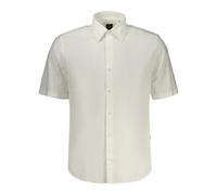 Hugo - Rash 2 Short-Sleeved Shirt - Homme - Chemises - Blanc - Taille: 3XL