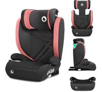 Hugo Rehausseur Auto I-Size Groupe 2/3 (100-150 cm) avec Isofix, Appui-Tête Réglable et Memory Foam - Rose Bébé
