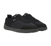 HUGO Baskets style chaussures de football imitation cuir suédé - Style Riven_Tenn_punymf, 50541723 Noir 39