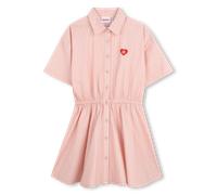 HUGO Robe-chemise enfant en popeline de coton à rayures - Style G01202/44K10A, G01202 Rose clair 138