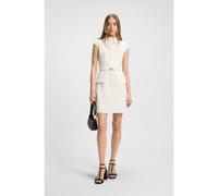 HUGO Robe droite avec poches et ceinture - Style Kalunia, 50542568 Blanc 40