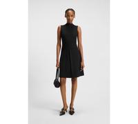 HUGO Robe en jersey sans manches avec jupe plissée - Style Nalvasia, 50542729 Noir L