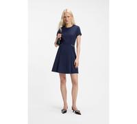 HUGO Robe évasée avec finitions en chaîne - Style Kaelyn, 50564798 Bleu 46