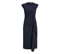 HUGO Robe mi-longue drapée - Style Koleni, 50564136 Bleu foncé 36