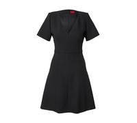 HUGO Robe à col V avec épaulettes amovibles - Style Keviola, 50542656 Noir 42