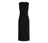 HUGO Robe mi-longue à mousqueton en métal - Style Klinda, 50564202 Noir 44