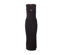 HUGO Robe longue en jersey stretch à logo revisité - Style Nalimera, 50514521 Noir M