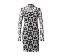 HUGO Robe 'Noella' gris clair / noir, Taille 38