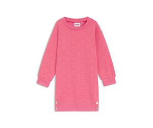 HUGO Robe pull imprimée en polaire de coton mélangé pour enfant - Style G00569/48H08A, G00569 Rose 102