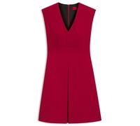 HUGO Robe Regular sans manches avec pli sur le devant - Style Kilama, 50547206 Rouge 38