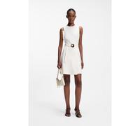 HUGO Robe sans manches avec ceinture à boucle - Style Kidenna, 50559186 Blanc 38