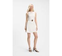 HUGO Robe sans manches avec ceinture à boucle - Style Kidenna, 50559186 Naturel 36