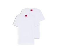 HUGO Round T-Shirt, Blanc (White 100), M Homme