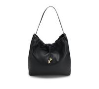 HUGO Sac à bandoulière avec cordon de serrage et garnitures en métal doré - Style Millie_Shoulder bag, 50552198 Noir pcs.