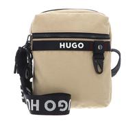 HUGO Sac à épaule bandoulière beige pour homme - Dusky NS Zip Crossbody 295319