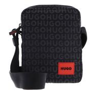 HUGO Sac à épaule bandoulière noir gris foncé pour homme - Ethon 2.0M NS Zip Crossbody Black Multi 317766