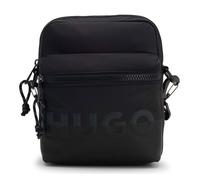 HUGO Sac à épaule bandoulière noir pour homme - Nosh Zip Reporter 315183