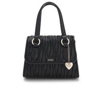 HUGO Sac à main en similicuir matelassé avec breloque cœur en métal - Style Clioh M_Top Handle, 50568128 Noir pcs.