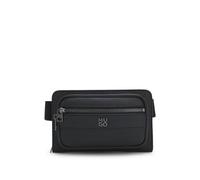 HUGO Sac ceinture grainé avec logo revisité - Style Quantic_Crossover, 50552291 Noir pcs.