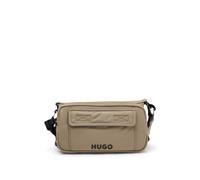 HUGO Hommes Rikard Crossbody Sac porté croisé multi-poches avec logo contrastant