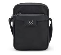 Hugo - Sac Reporter Structuré avec Finitions en Gunmetal - Homme - Sacs - Noir - Taille: ONE Size