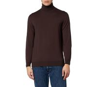 HUGO San Thomas-M Pull tricoté, Marron foncé 201, M Homme