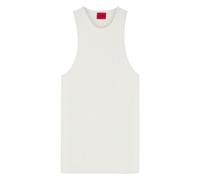 Hugo - Sarepla Rib Top - Femme - Tops - Beige - Taille: 38 FR