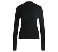 HUGO Sarmie_b Pull tricoté, Noir 001, S Femme