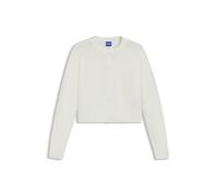 Hugo Sfurry_b Cardigan tricoté, Blanc Ouvert, L Femme