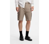 HUGO Short cargo en coton stretch avec plis sur le devant - Style Craysen262S, 50556891 Brun chiné S