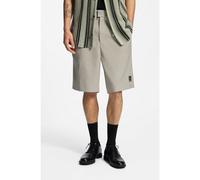 HUGO Short coupe décontractée avec motif pied-de-poule - Style Franjo262S, 50556750 Chaux M