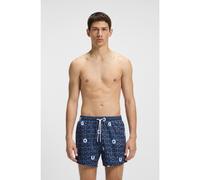 HUGO Short de bain à cordon de serrage et logo imprimé - Style TORTUGA, 50535412 Bleu L