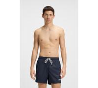 HUGO Short de bain à imprimé logo contrasté - Style HAITI, 50469312 Bleu foncé XXL